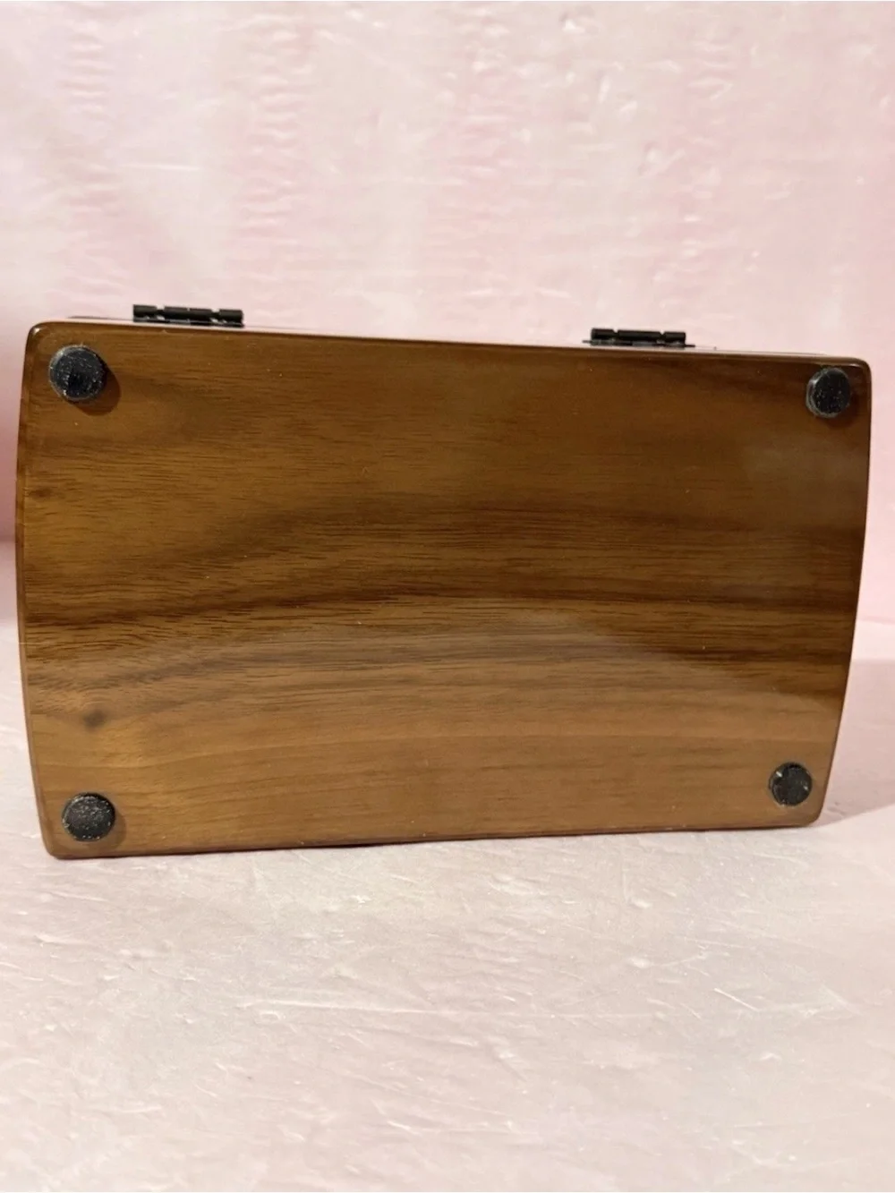 Men's Lincoln Wooden Valet Box in Brown and Black - Jewelry Box or Trinkets